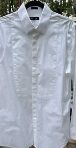 Express Men’s White Tux Shirt M-15.5 x35’ NWT - Picture 1 of 11