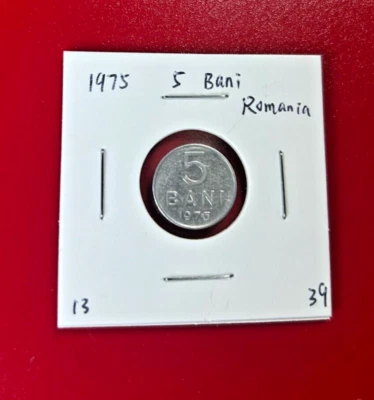 1975 ROMANIA 5 BANI COIN - NICE WORLD COIN !!! - Image 1 of 2