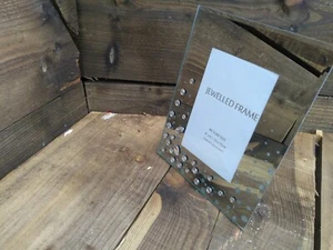 Bilderrahmen Schmuckstein Silber verspiegelt passend für 6 x 4 - Bild 1 von 6