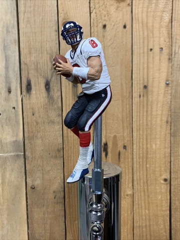 HOUSTON TEXANS Tap Handle Beer Keg NFL FOOTBALL White Jersey Carr Cover