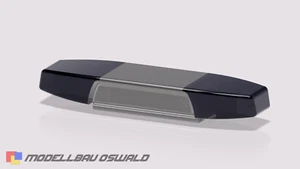 1:18 musgo accesorios de impresión 3D - JKDS1100 barras de luz azul policía bomberos - Imagen 1 de 1