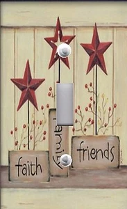 GLAUBE FAMILIE & FREUNDE Lichtschalter Wandplatte & Steckdosenabdeckungen INSPIRATION - Bild 1 von 28