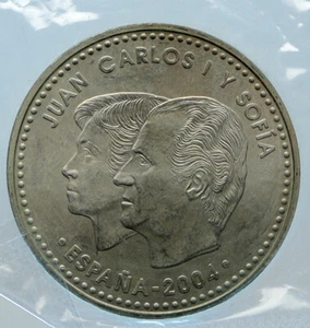 2004 SPAIN JUAN CARLOS I Prince Felipe Royal Wedding Silver 12 Euro Coin i95667 - Picture 1 of 3