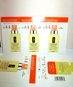 Lot 5 Clinique ID Dramatically Different Moisture Lotion + Fatigue DDML Samples - Picture 1 of 3