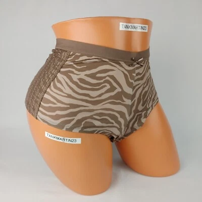 LANE BRYANT CACIQUE NO SHOW BOYSHORT 18/20 PANTY PLUS CEBRA ANIMAL ENCAJE SEXY Foto 1 de 4