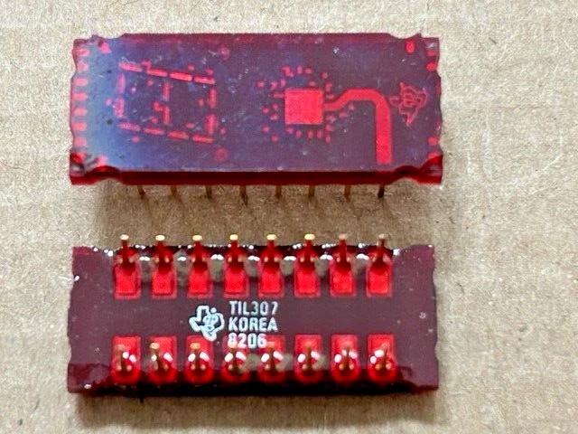 1 Stück Display TIL307 - Texas Instruments - right Decimal - 16 Pin - Vintage - Image 1 of 1