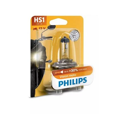 Philips Vision moto HS1 Halogen bis zu 30% mehr Licht 35/35W 12V Autolampen - Bild 1 von 2