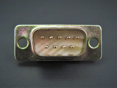 (10x) 9-Pin Male D-Sub Connector - Solder Cup Termination - Pan Pacific DS9P - Image 1 of 4
