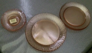 Arcoroc France Rosaline Swirl 8 platos y 4 platillos (5,25",7,75",8-75") COMO NUEVO U5 - Imagen 1 de 4