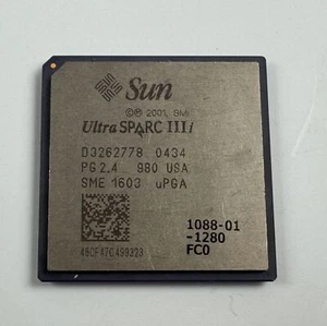 SUN ULTRA SPARC IIII PG 2.4 SME 1603 UPGA CACHE 1088-01-1280 FC0 - Foto 1 di 1