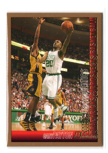 2005-06 Bowman Gold Gary Payton #91 Boston Celtics Basketball Card Legend EX