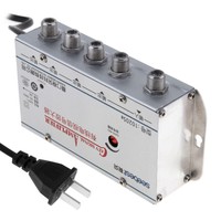 4 Way Port HDTV TV Antenna Signal Amplifier TV VCR CATV Cable Booster Splitter