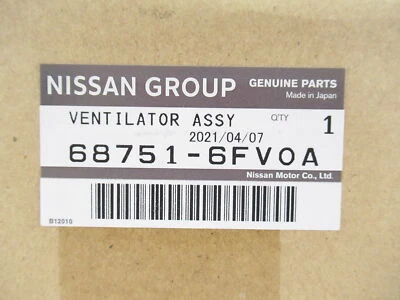 Ventilación de aire central superior genuina OEM Nissan 68751-6FV0A 2016-2018 Rogue Foto 1 de 4