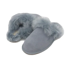 UGG SCUFF SIS WOMEN SLIPPERS ASH FOG US 7 /UK 5 /EU 38 /JP 24 - Picture 1 of 5