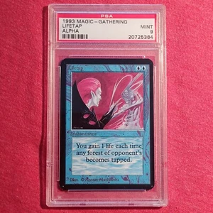 Magic The Gathering MTG 1993 Limited Edition Alpha: Lifetap - PSA 9 Mint - Picture 1 of 2