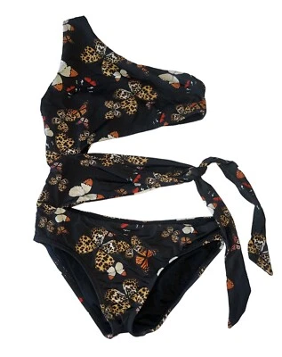 Traje de baño Submarino Niñas Natación Recorte Asimétrico Una Pieza Mariposa 12 Foto 1 de 3