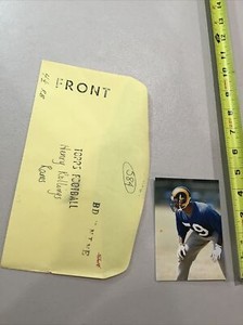 Henry Rollins Los Angeles LA Rams Topps Football Card Original Production Photo