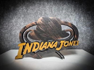 Indiana Jones Actionfigur Nerd Geek Gift Collection Edition Film Rare Fan Art - Bild 1 von 4