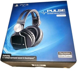 Sony PULSE Elite Edition Noir PS3 7.1 Virtual Surround Sound BassImpact e0 - Photo 1/15