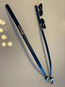 Vintage Lapize Pedal Toe Straps Blue Made In France Press-on Pull Tabs NOS - Bild 1 von 11