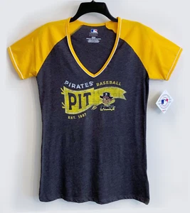 �️ Pittsburgh Pirates Baseball MLB Originalware Damenhemd neu mit Etikett�️ - Bild 1 von 3