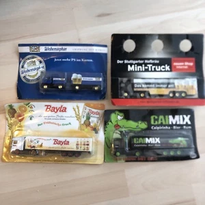 Konvolut 4 Stück Werbetrucks Stuttgarter Hofbräu Weihenstephan CAIMIX Bayla Bier - Bild 1 von 7