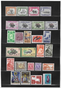 World Wide Lot of 26 Different Old Mint Hinged Stamps - Picture 1 of 1