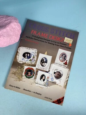 Cross Stitch Leaflets 13 Frame Design Patterns By  Barbara Finwall 1982 - Image 1 of 4