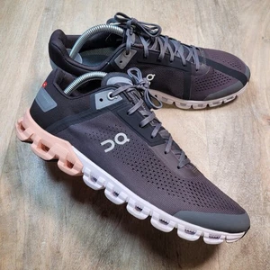 On Cloudflow Shoes Womens Sz 10 Rock Rose Black Pink Running Sneaker Athletic - Picture 1 of 13