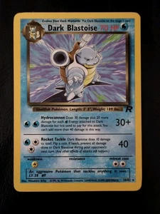 Pokémon TCG Dark Blastoise 20/82 Rare Non-Holo Team Rocket WOTC Base Set LP/NM - Picture 1 of 2