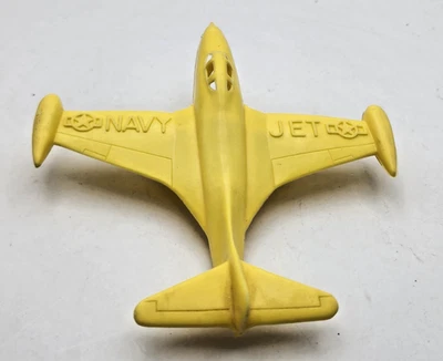 Avión de combate Renwal de 5" de plástico blando de colección de la década de 1950 de la Marina de los Estados Unidos Foto 1 de 4