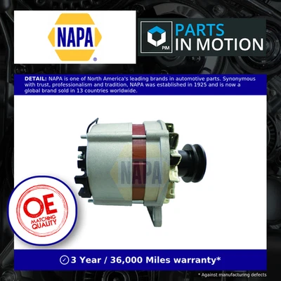 Alternator fits VW JETTA Mk2 1.8 87 to 91 NAPA 025903017X 026903015 026903015DX - Image 1 of 4