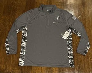 Penn State Nittany Lions OHT 1/4 Zip Pullover Men’s 2XL Colosseum Camo Military - Picture 1 of 9