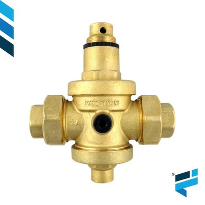 Riduttore di pressione per acqua in ottone e raccordi EUROBRASS 3/4" max 25 BAR - Immagine 1 di 3