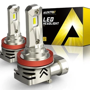 AUXITO H11 H8 LED Headlight Low Beam Bulbs Conversion Kit White CANBUS 2PC EAH - Picture 1 of 11