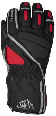 Tourmaster Mid-Tex Mens Textile Motorcycle Gloves Red - Image 1 of 2