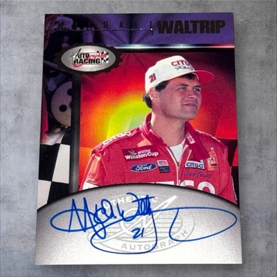 Michael Waltrip CITGO 1997 SCOREBOARD AUTOGRAPHED RACING PACK PULLED NASCAR card - Image 1 of 2