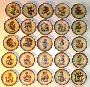 25 Miniaturteller - Hummel - Goebel - Wandteller - 2. Wahl - ohne Regal - Bild 1 von 3