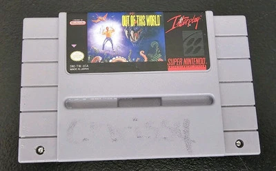 Out of this World Super Nintendo SNES Authentic Video Game Interplay 1992 - Image 1 of 4