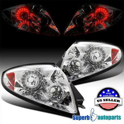 Fits 2006-2011 Mitsubishi Eclipse LED Tail Lights Brake Lamps Pair L+R - Image 1 of 4