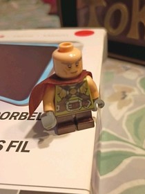 LEGO The Hobbit Minifigure Part Dwalin the Dwarf No Beard Or Weapons 79003