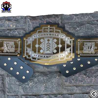 Cinturón de título de campeonato Cornhole lucha libre Wwe bolsas de cueva agujero de maíz Foto 1 de 4