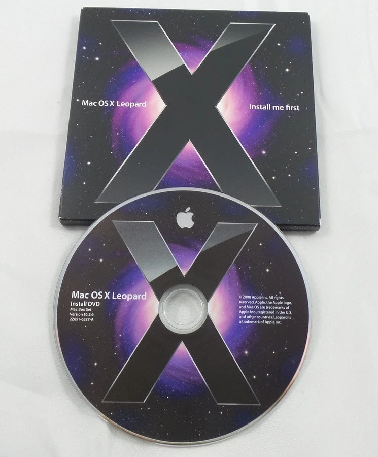 Boxed Apple Mac OS X V.10.5.6 Leopard 5-User Family Pack - Grade A (MC095Z/A) - Image 1 of 1