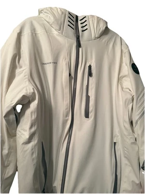 $399 Obermeyer  Insulated Men's Stout Jacket, White, L - Image 1 of 4