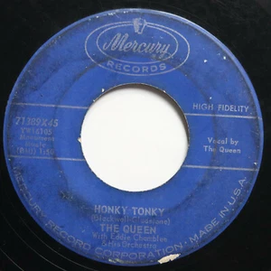 THE QUEEN - HONKY TONKY / SOMEWHERE ALONG THE LINE - ROCK 45 - Imagen 1 de 2