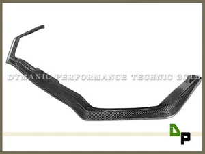 HT Style Carbon Fiber Front Bumper Spoiler Lip Fit For 15-17 Subaru WRX STI 4Dr - Picture 1 of 2