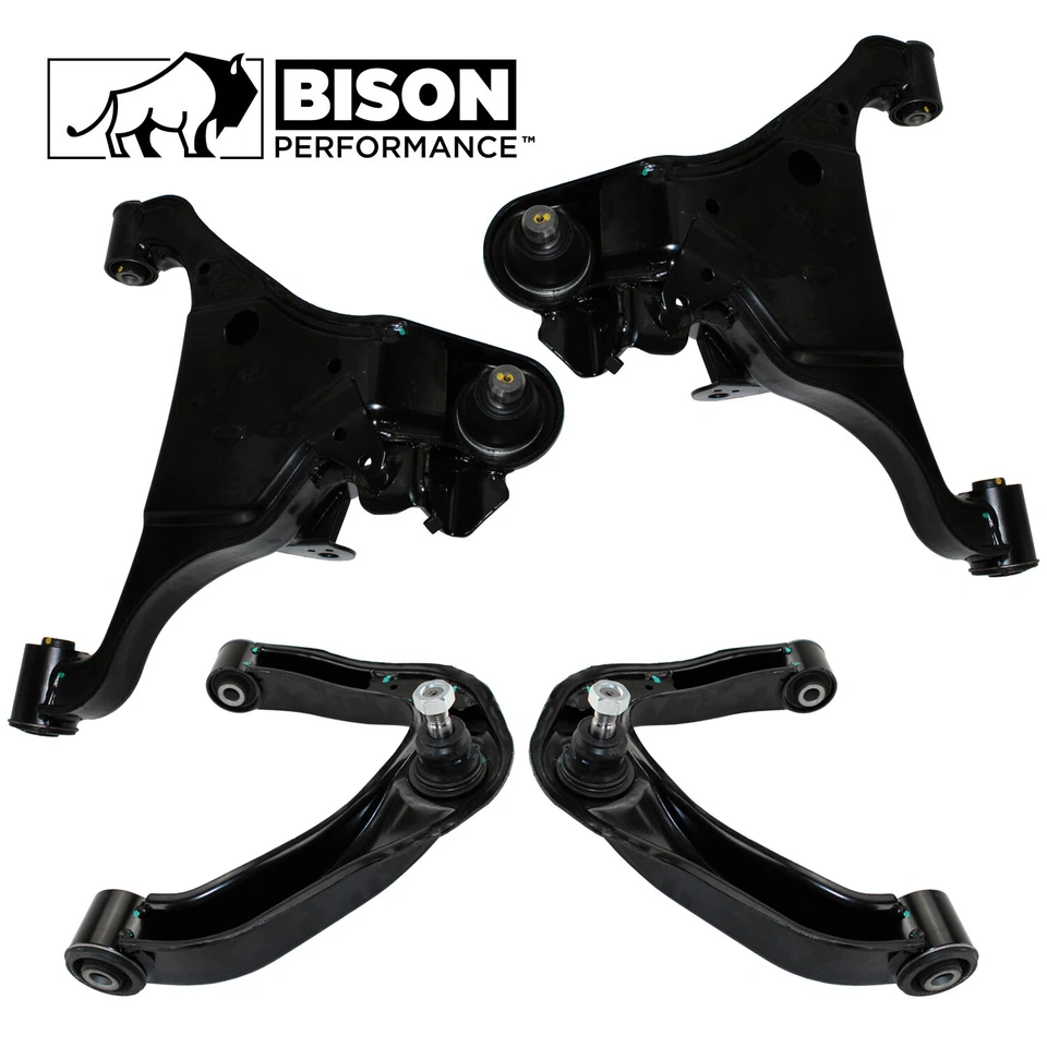 Bison Performance 4pc Front Control Arm Kit For Frontier Pathfinder Xterra - Imagem 1 de 4