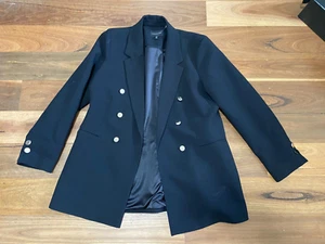 16 Forever New Double Breasted Blazer Jacket *BUY FIVE + ITEMS = FREE POST - Picture 1 of 3