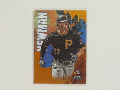 2019 Topps Fire Kevin Newman RC #96 Orange #/299 Pittsburgh Pirates MLB Baseball - Image 1 of 3