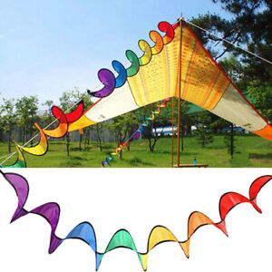Colorful Camping Tent Foldable Spiral Windmill Wind Spinner Home Decor To.j6
